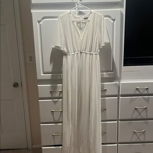 Show Me Your MuMu Cream Maxi Dress